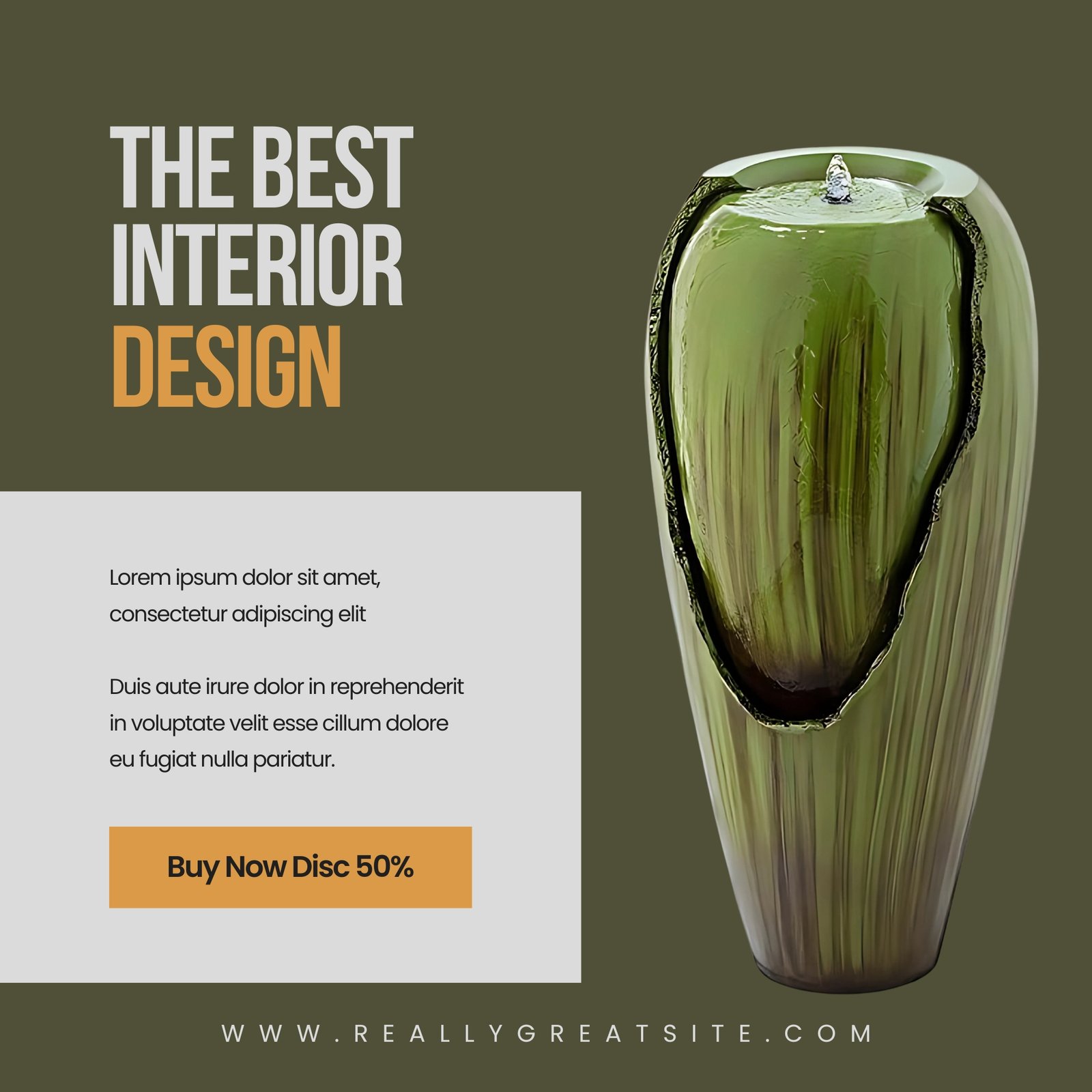 Kaalpaanik’s Jar Water Fountain Green – A Beautiful and Functional Water Feature for Indoor or Outdoor Spaces with LED Lights, also best for Garden Decor