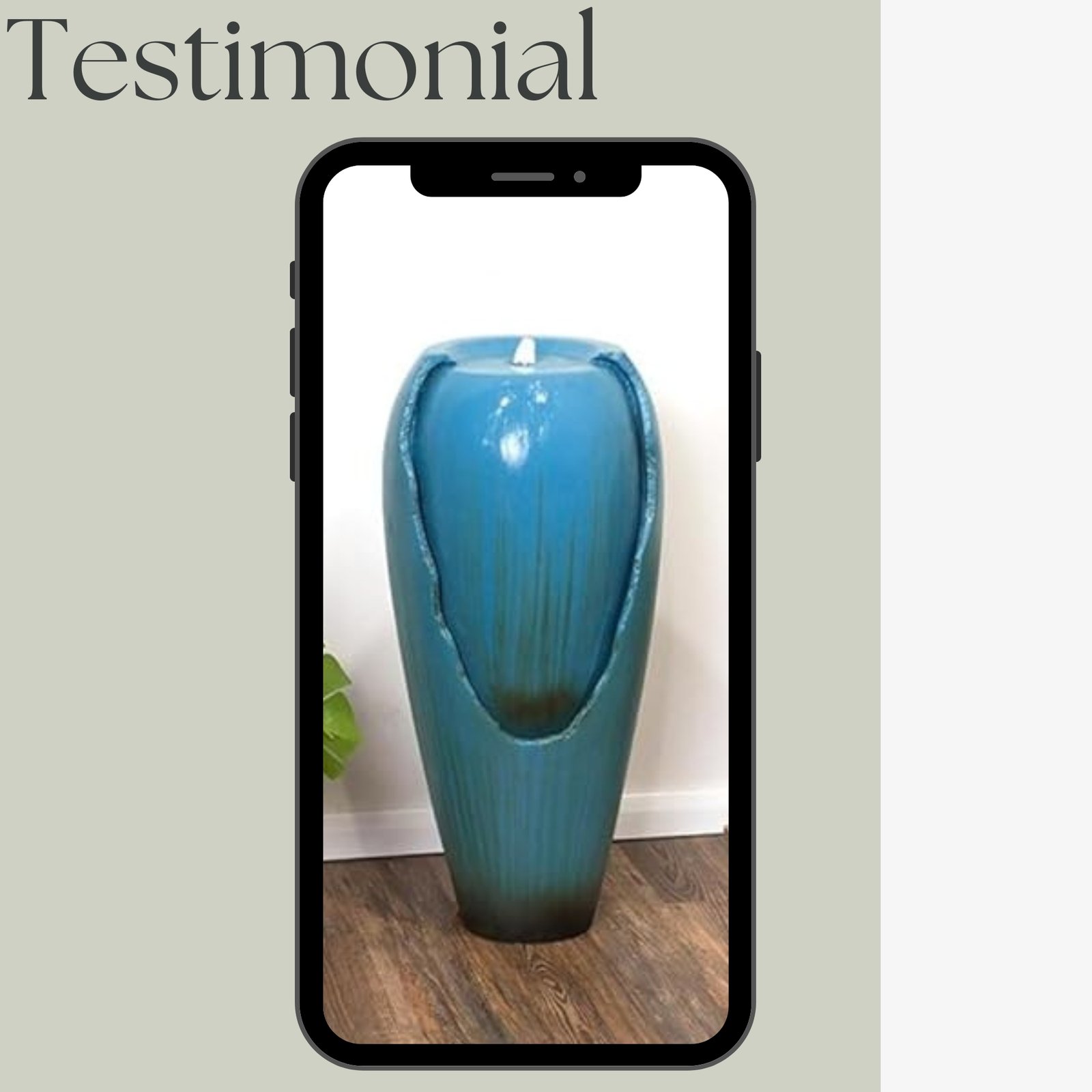 Kaalpaanik's Jar Water Fountain - A Beautiful and Functional Water Feature for Indoor or Outdoor Spaces with LED Lights, also best for Garden Decor