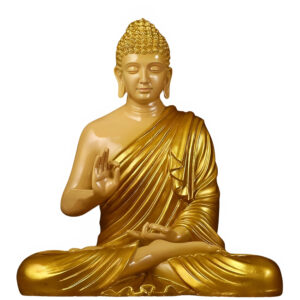 Royal Golden Meditating Buddha Showpiece - 15" Peaceful Decor best for Gifting || Best For Home Decor || Office Decor || Buddha Showepiece || Buddha Idol