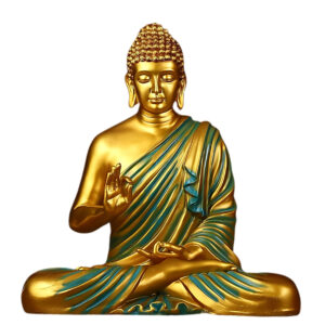 Golden Meditating Buddha Showpiece - 15" Peaceful Decor best for Gifting || Best For Home Decor || Office Decor || Buddha Showepiece || Buddha Idol
