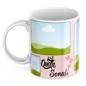 Customised Coffee Mug Ceramic with Custom Text, Photo, Logo, or Design – Unique Gift for Birthdays, Anniversaries, Corporate Events, Weddings, and Special Occasions – High-Quality Ceramic, Dishwasher and Microwave Safe, Perfect for Coffee, Tea, and Hot Chocolate Lovers.