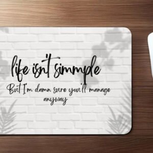 Premium Anti-Slip Gaming & Office Mousepad ? Smooth Glide, Waterproof Surface | Kaalpanik Exclusive