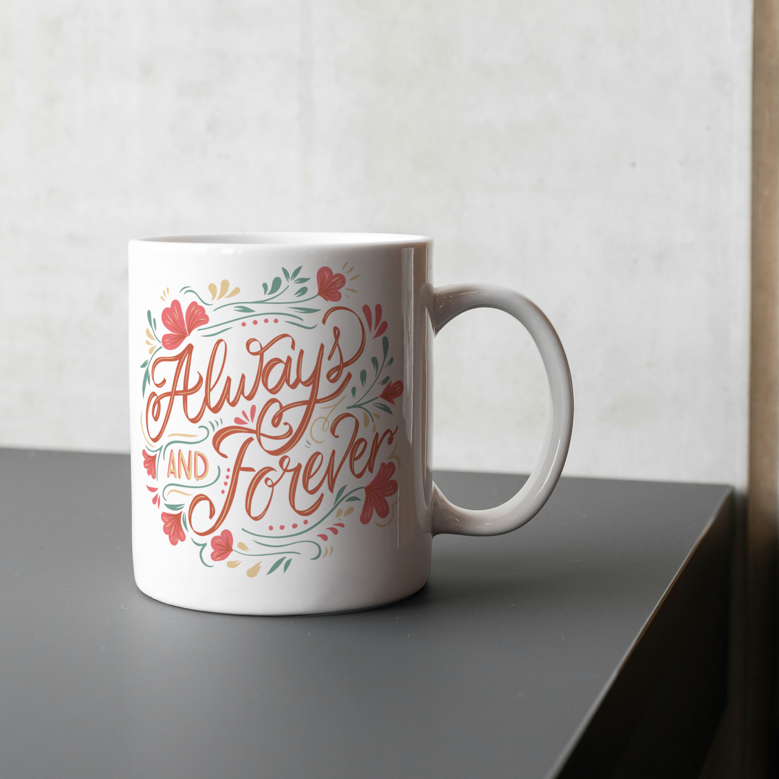 KAALPANIK Valentine's Special Coffee Couple Ceramic Coffee Mug