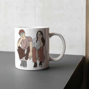 KAALPANIK Valentine's Special Coffee Couple Ceramic Coffee Mug
