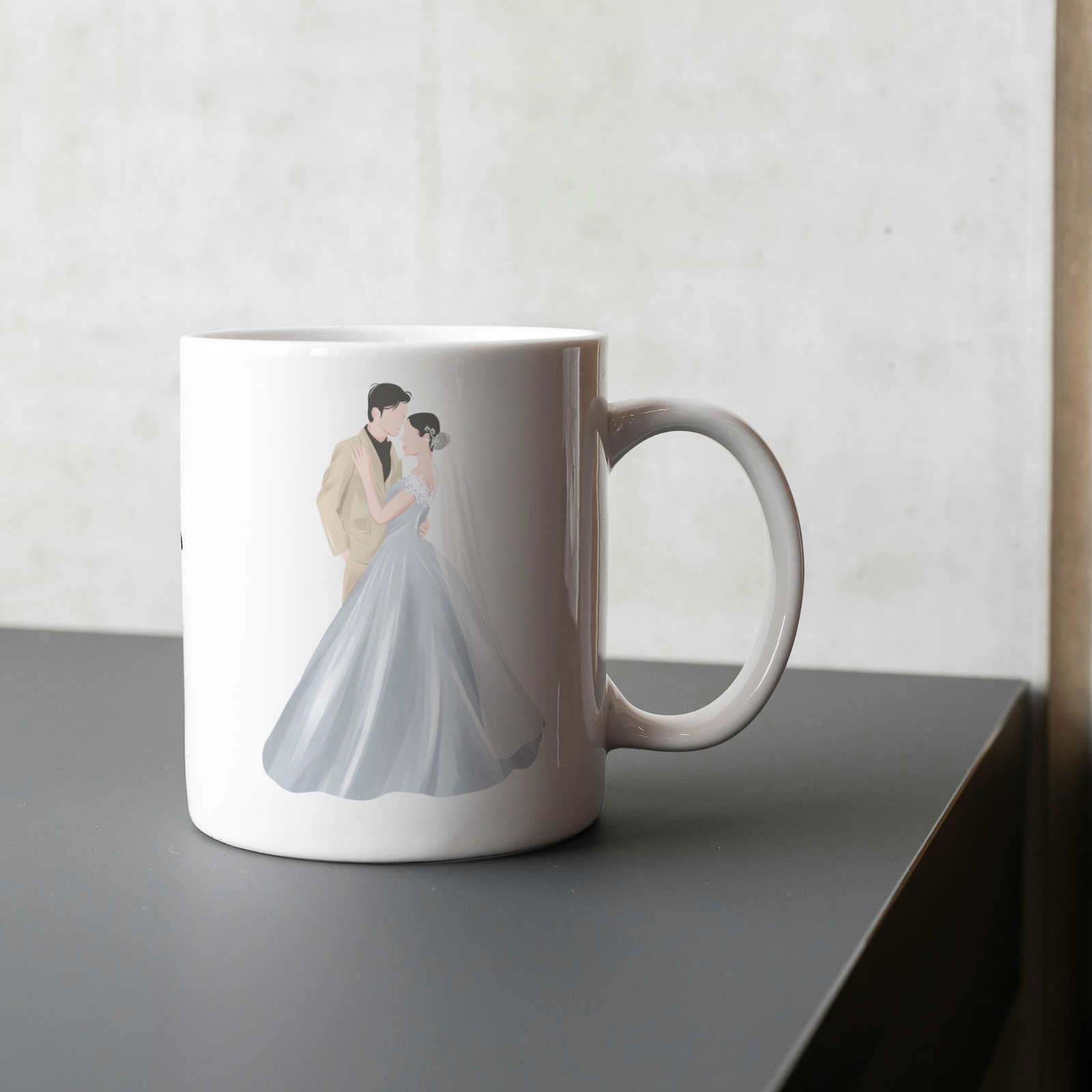 KAALPANIK Valentine's Special Coffee Couple Ceramic Coffee Mug