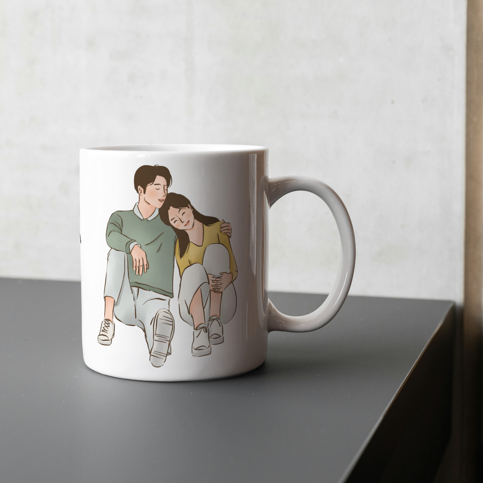 KAALPANIK Valentine's Special Coffee Couple Ceramic Coffee Mug