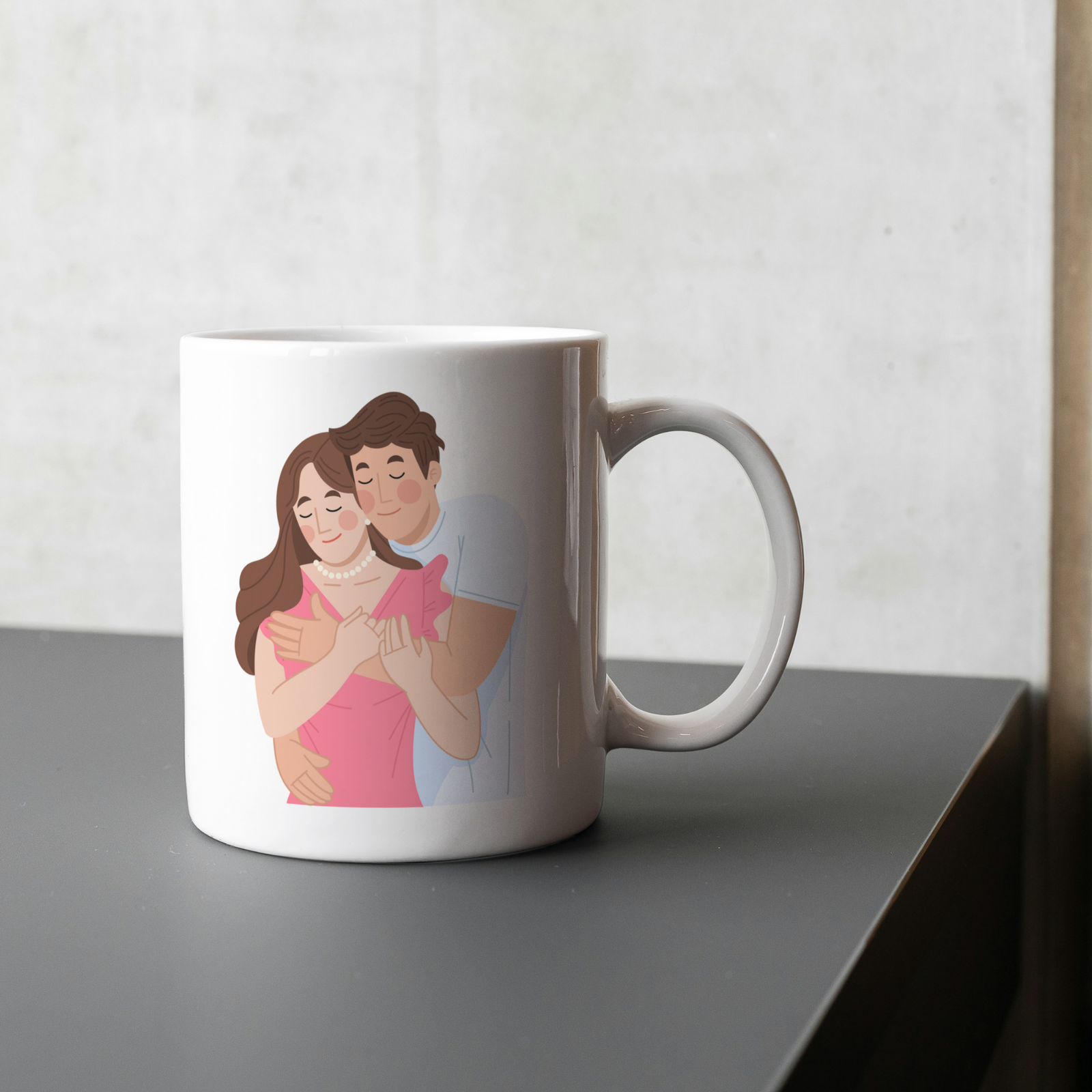 KAALPANIK Valentine's Special Coffee Couple Ceramic Coffee Mug