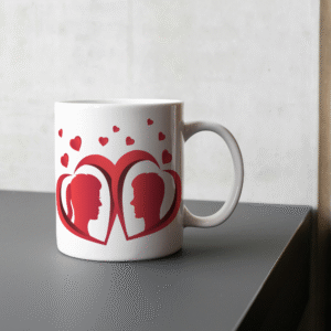 KAALPANIK Valentine's Special Coffee Couple Ceramic Coffee Mug