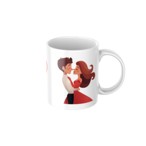 Romantic Couple Love Ceramic Coffee Mug ? Premium Printed Coffee Mug for Valentine, Anniversary & Wedding Gift