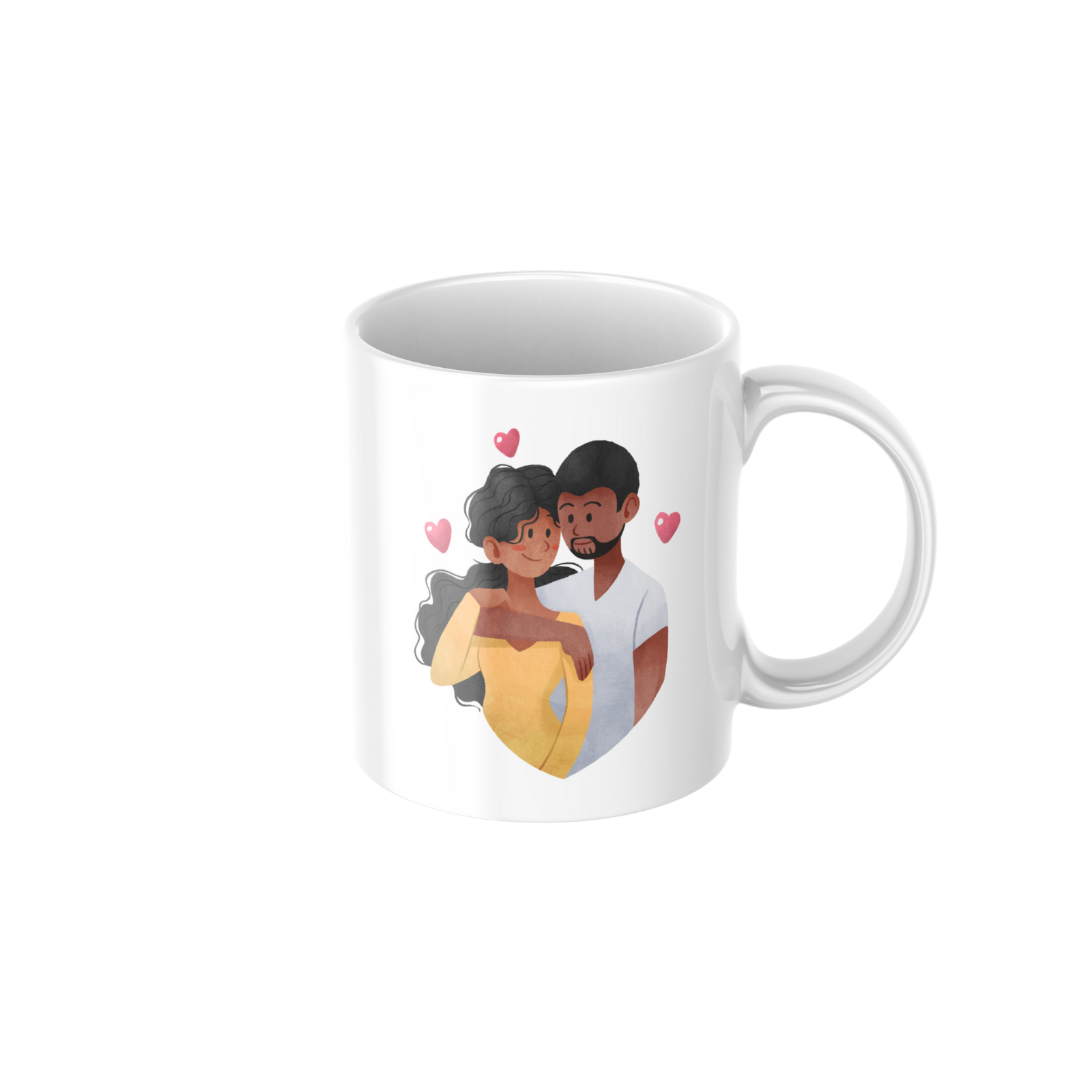 Romantic Couple Love Ceramic Coffee Mug ? Premium Printed Coffee Mug for Valentine, Anniversary & Wedding Gift