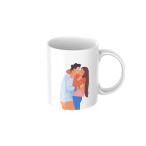 Romantic Couple Love Ceramic Coffee Mug ? Premium Printed Coffee Mug for Valentine, Anniversary & Wedding Gift
