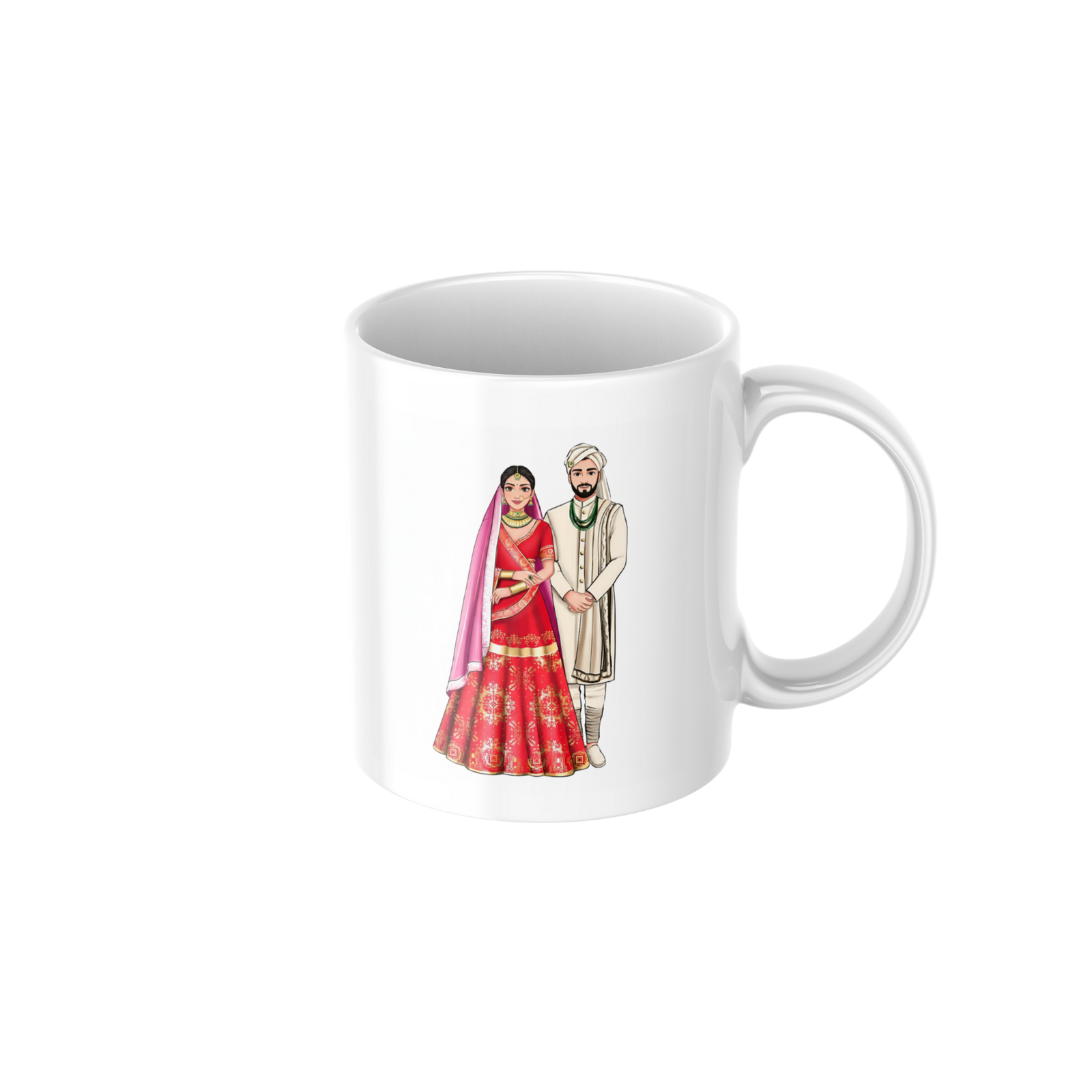 Romantic Couple Love Ceramic Coffee Mug ? Premium Printed Coffee Mug for Valentine, Anniversary & Wedding Gift