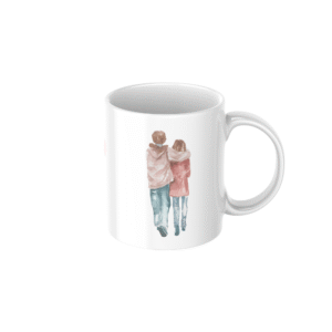 Romantic Couple Love Ceramic Coffee Mug ? Premium Printed Coffee Mug for Valentine, Anniversary & Wedding Gift