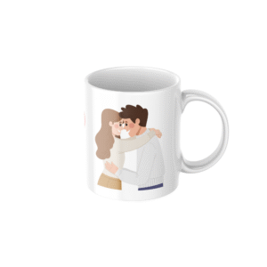 Romantic Couple Love Ceramic Coffee Mug ? Premium Printed Coffee Mug for Valentine, Anniversary & Wedding Gift