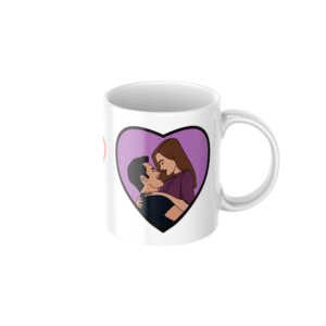 Romantic Couple Love Ceramic Coffee Mug ? Premium Printed Coffee Mug for Valentine, Anniversary & Wedding Gift