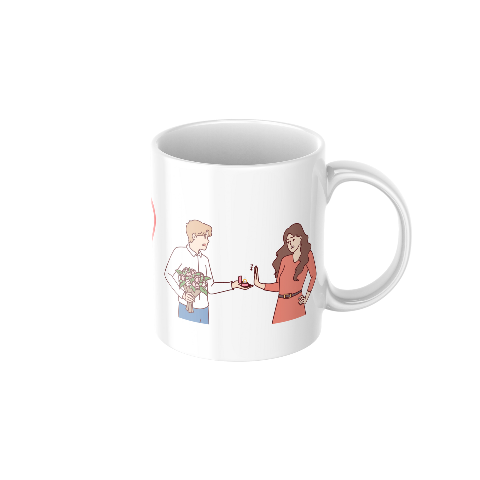 Romantic Couple Love Ceramic Coffee Mug ? Premium Printed Coffee Mug for Valentine, Anniversary & Wedding Gift