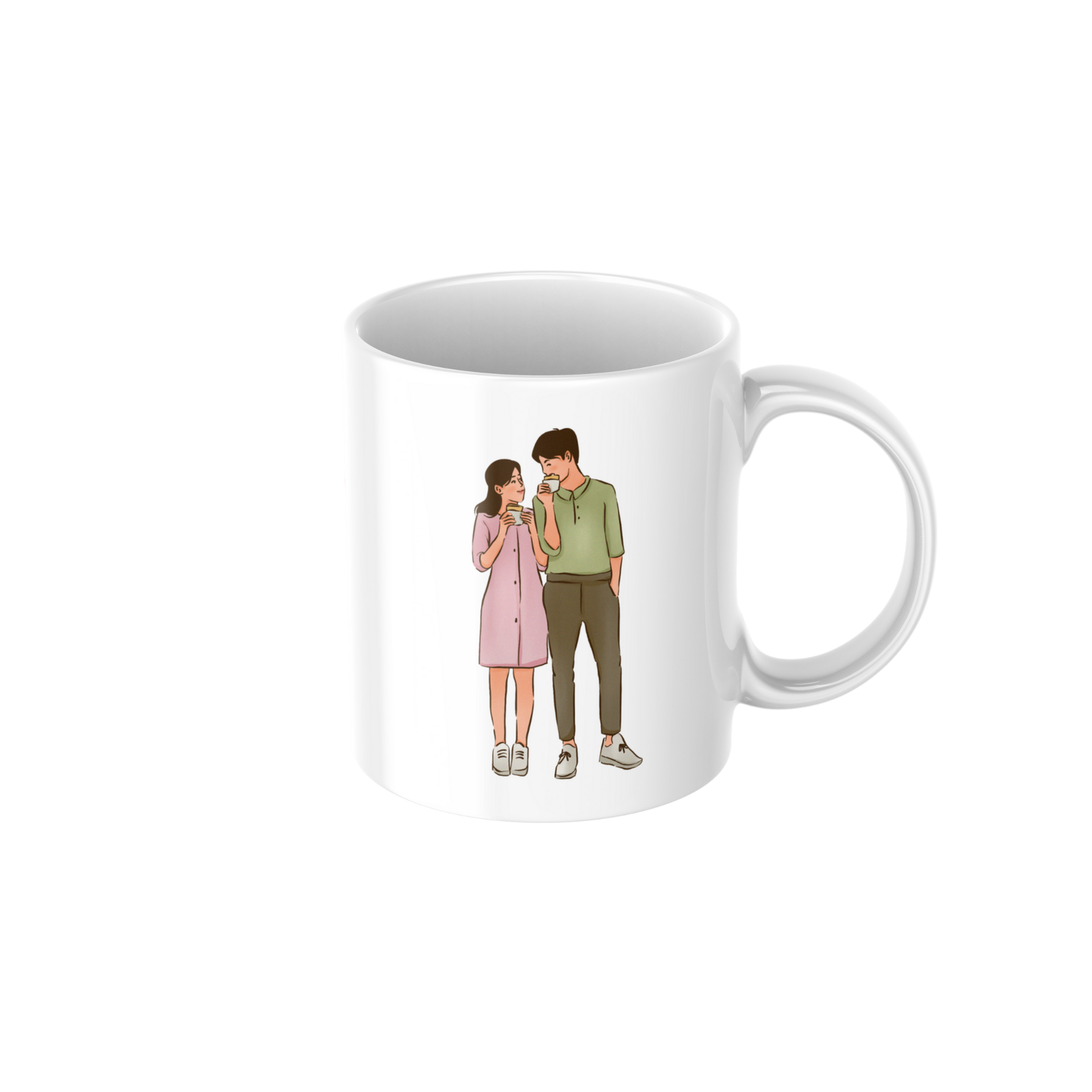 Romantic Couple Love Ceramic Coffee Mug ? Premium Printed Coffee Mug for Valentine, Anniversary & Wedding Gift