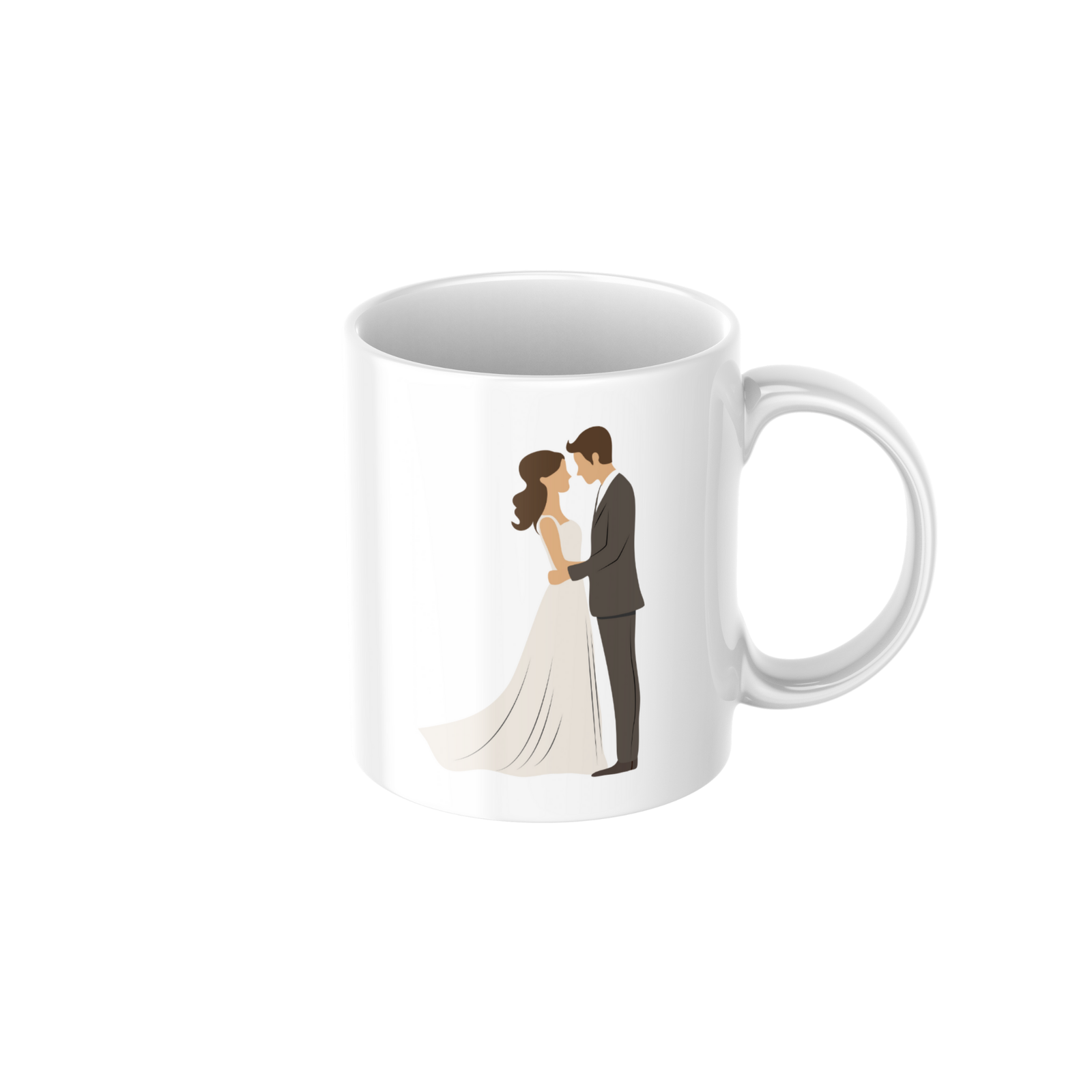 Romantic Couple Love Ceramic Coffee Mug ? Premium Printed Coffee Mug for Valentine, Anniversary & Wedding Gift