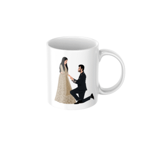 Romantic Couple Love Ceramic Coffee Mug ? Premium Printed Coffee Mug for Valentine, Anniversary & Wedding Gift