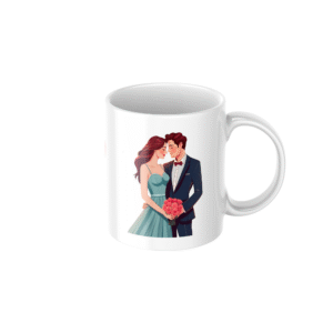 Romantic Couple Love Ceramic Coffee Mug ? Premium Printed Coffee Mug for Valentine, Anniversary & Wedding Gift