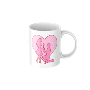 Romantic Couple Love Ceramic Coffee Mug ? Premium Printed Coffee Mug for Valentine, Anniversary & Wedding Gift