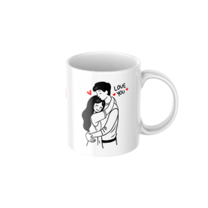 Romantic Couple Love Ceramic Coffee Mug ? Premium Printed Coffee Mug for Valentine, Anniversary & Wedding Gift