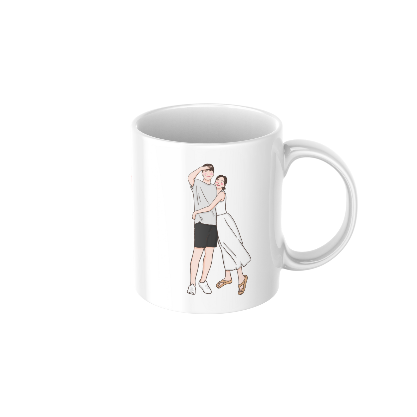 Romantic Couple Love Ceramic Coffee Mug ? Premium Printed Coffee Mug for Valentine, Anniversary & Wedding Gift