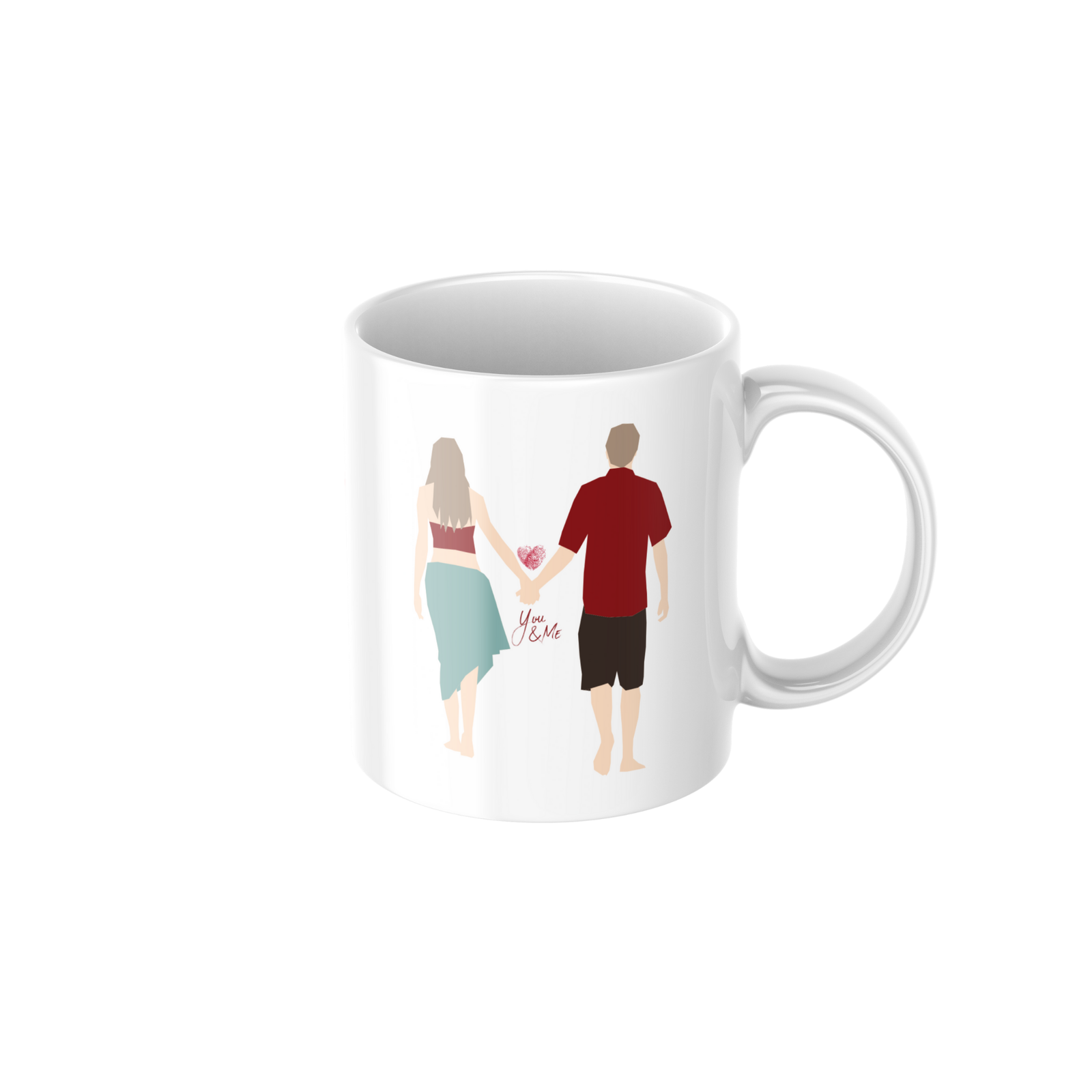 Romantic Couple Love Ceramic Coffee Mug ? Premium Printed Coffee Mug for Valentine, Anniversary & Wedding Gift