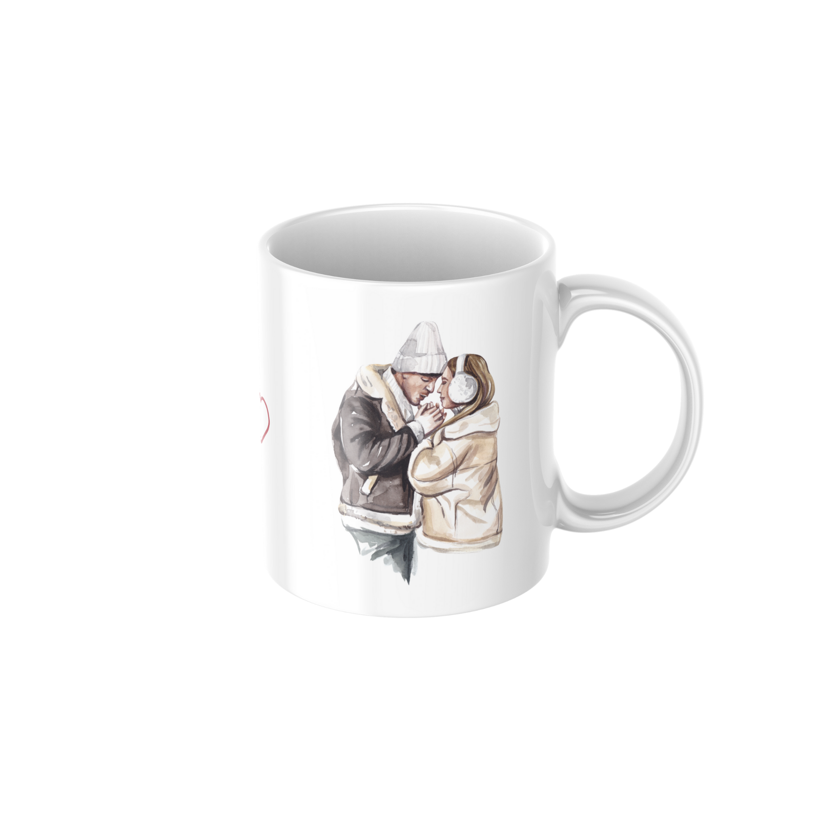 Romantic Couple Love Ceramic Coffee Mug ? Premium Printed Coffee Mug for Valentine, Anniversary & Wedding Gift
