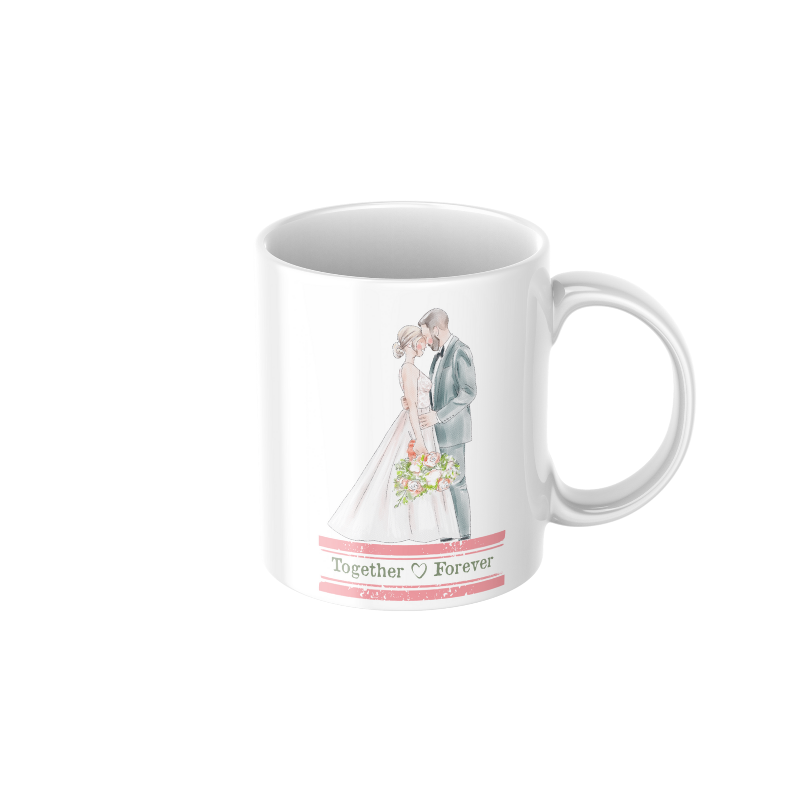 Romantic Couple Love Ceramic Coffee Mug ? Premium Printed Coffee Mug for Valentine, Anniversary & Wedding Gift