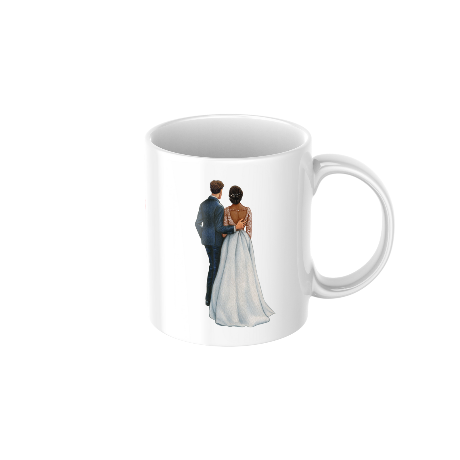 Romantic Couple Love Ceramic Coffee Mug ? Premium Printed Coffee Mug for Valentine, Anniversary & Wedding Gift