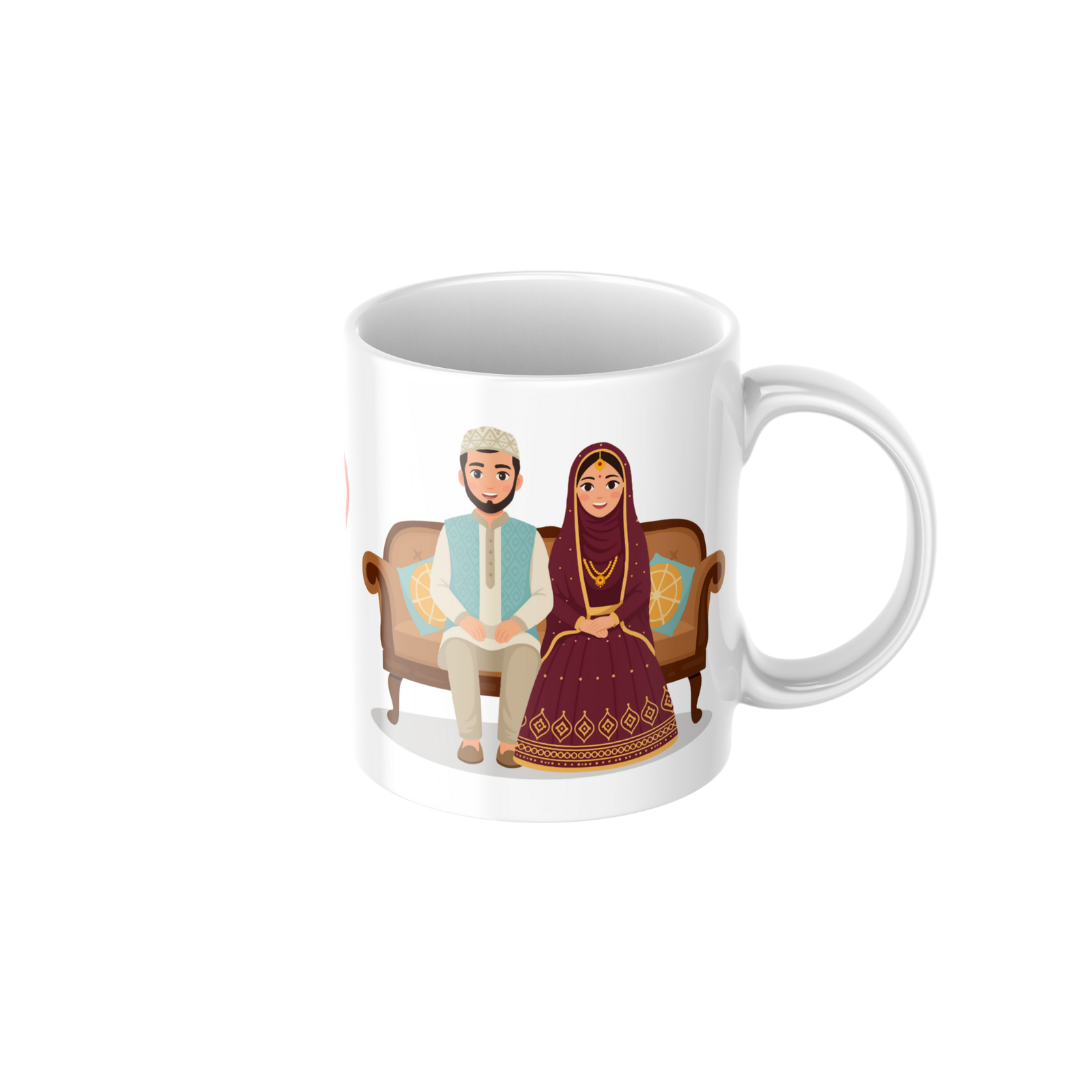 Romantic Couple Love Ceramic Coffee Mug ? Premium Printed Coffee Mug for Valentine, Anniversary & Wedding Gift