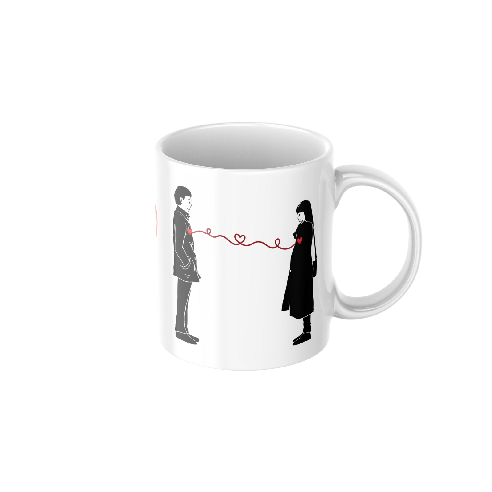 Romantic Couple Love Ceramic Coffee Mug ? Premium Printed Coffee Mug for Valentine, Anniversary & Wedding Gift