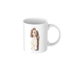 Romantic Couple Love Ceramic Coffee Mug ? Premium Printed Coffee Mug for Valentine, Anniversary & Wedding Gift