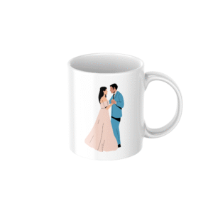 Romantic Couple Love Ceramic Coffee Mug ? Premium Printed Coffee Mug for Valentine, Anniversary & Wedding Gift