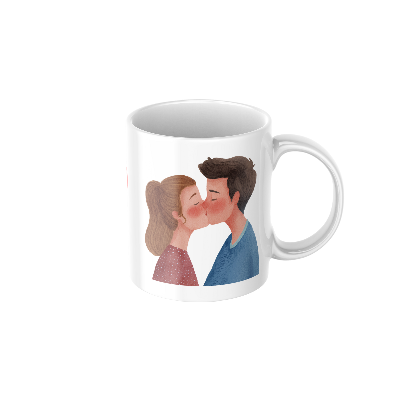 Romantic Couple Love Ceramic Coffee Mug ? Premium Printed Coffee Mug for Valentine, Anniversary & Wedding Gift