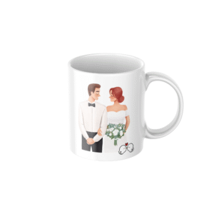 Romantic Couple Love Ceramic Coffee Mug ? Premium Printed Coffee Mug for Valentine, Anniversary & Wedding Gift