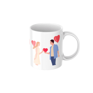 Romantic Couple Love Ceramic Coffee Mug ? Premium Printed Coffee Mug for Valentine, Anniversary & Wedding Gift