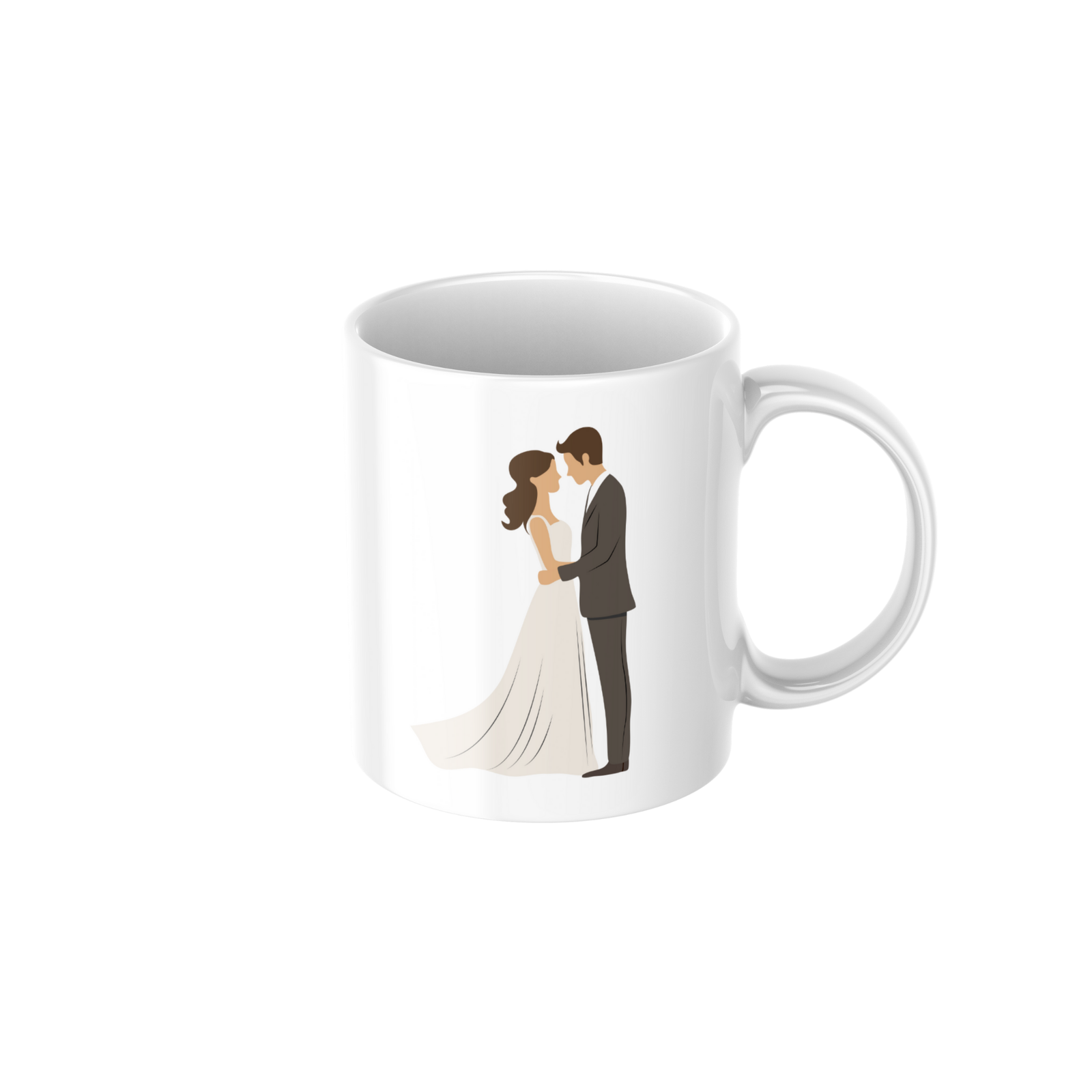 Romantic Couple Love Ceramic Coffee Mug ? Premium Printed Coffee Mug for Valentine, Anniversary & Wedding Gift