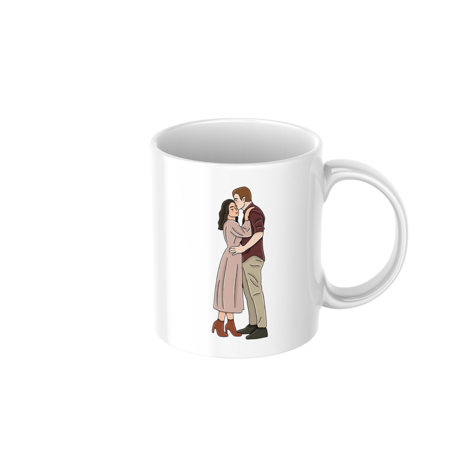 Romantic Couple Love Ceramic Coffee Mug ? Premium Printed Coffee Mug for Valentine, Anniversary & Wedding Gift